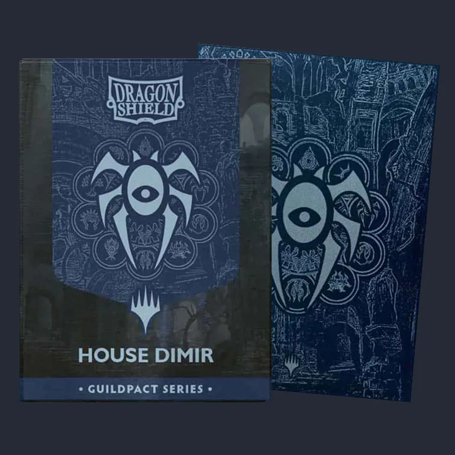 DRAGON SHIELD | 100 Dual Art 63x88 - MTG Guildpact: House Dimir