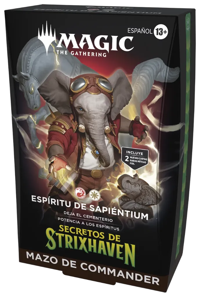 Magic: The Gathering® | Secretos de Strixhaven - Mazo de Commander: Espíritu de Sapiéntum